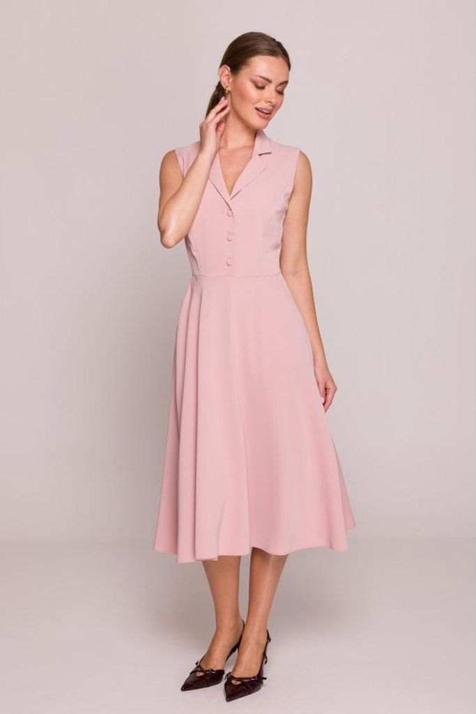 Stylove Midikleid für Frauen Konstantia S409 Puderrosa L