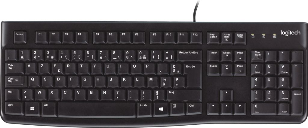 Logitech K120・Tastatur・USB・Belgien (920-002482)