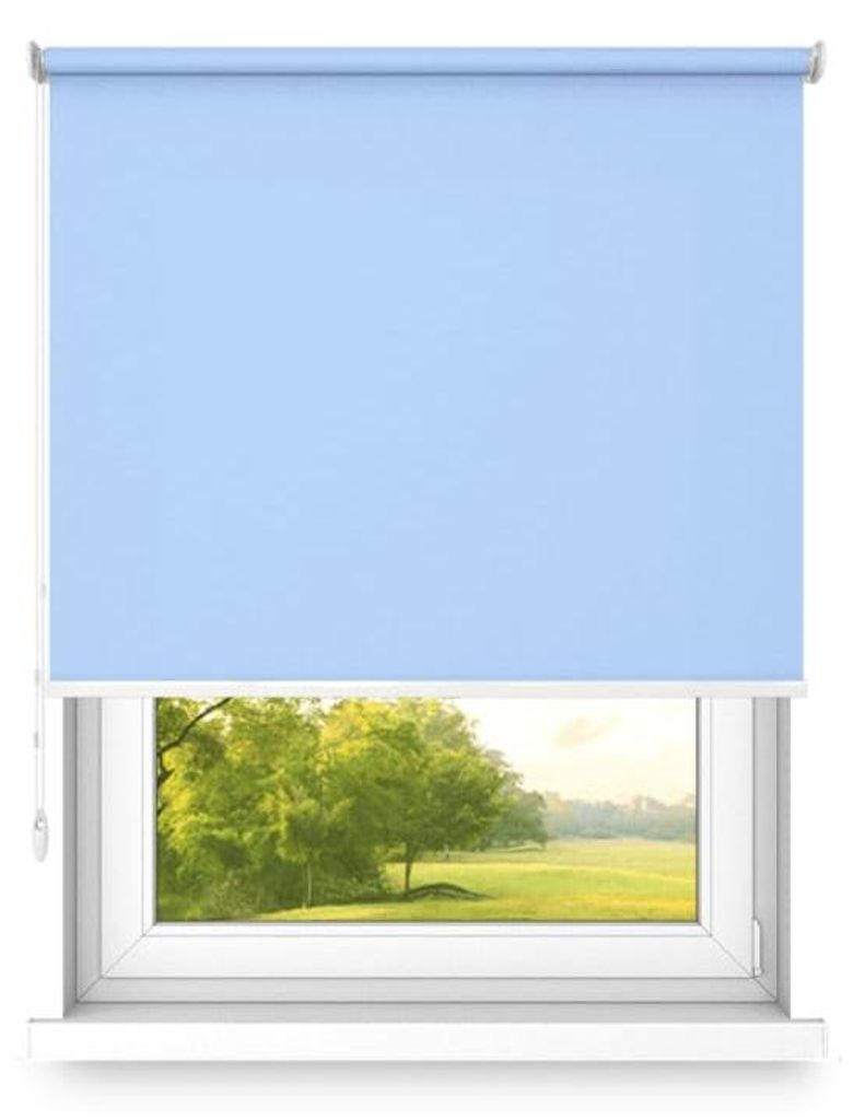 Time4Blinds - Freistehendes Rollo fi 32, 400 x 2400 mm Himmelblau
