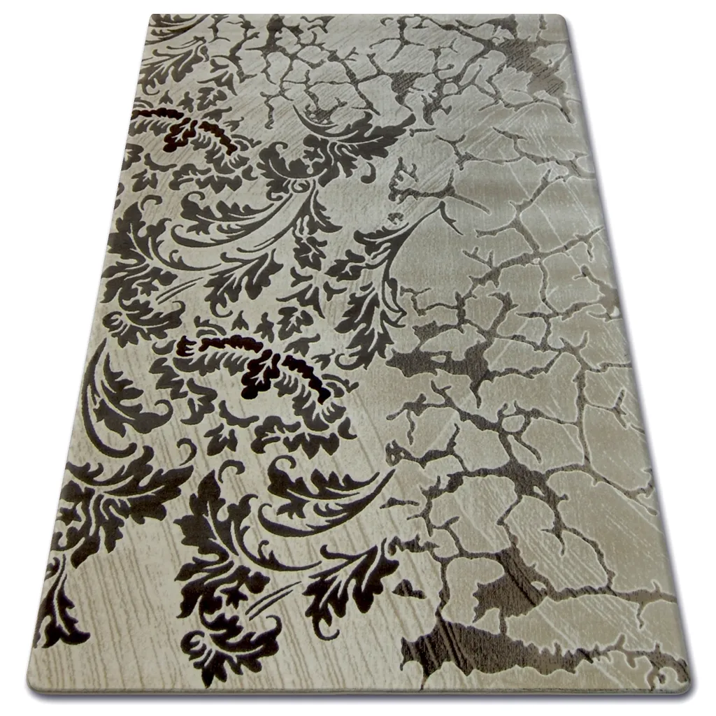 Tapis facile d'entretien FLORYA 0214 Acrylique résistant 80x150 cm