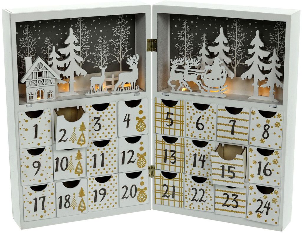 RETLUX RXL 440 Adventný kalendár s LED 39x4,5x30 cm Obrázok produktu 
