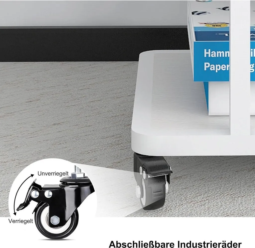 Support d'impression mobile 60x50 cm idéal pour libérer votre bureau - 4