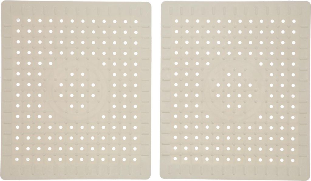 Spülbeckenmatte, 2 Stück, lebensmittelechtes Gummimaterial, rutschfest, leicht zu reinigen, Schutzmatte für die Spüle in der Küche
