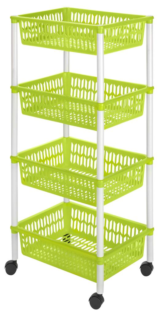 Heidrun Regál pojízdný 4 patrový Obrázek produktu 