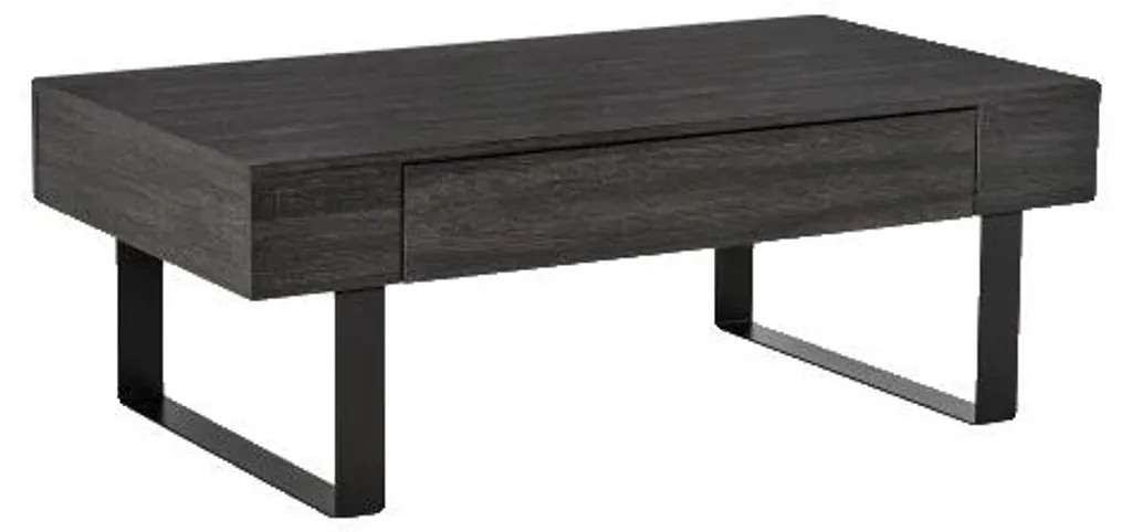 Table basse design moderne avec rangements intégrés Modèle Nordik 100cm
