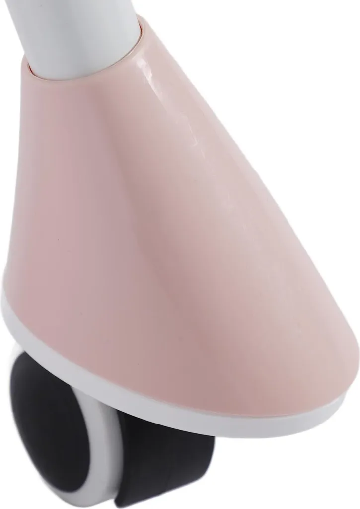 Chaise haute gain de place rose : solution repas pour petits espaces