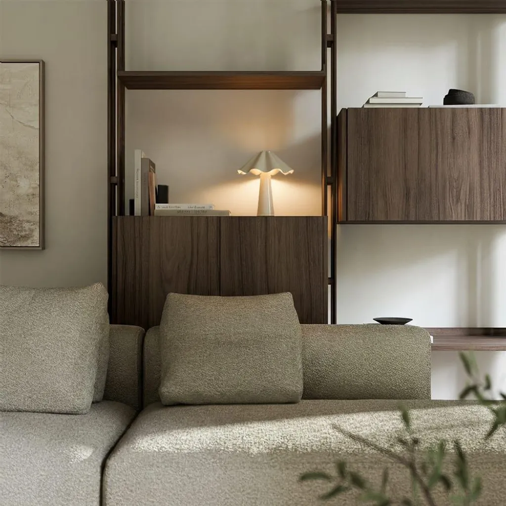 Lampe de table LUSENZ Falisse E14 25W Blanc cassé en métal IP20 - 2