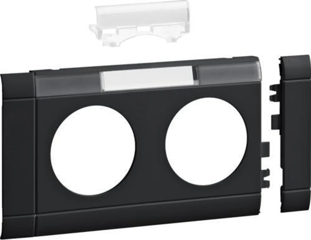 Prise de courant Hager GB080219011 Graphite idéale pour rénovation chic