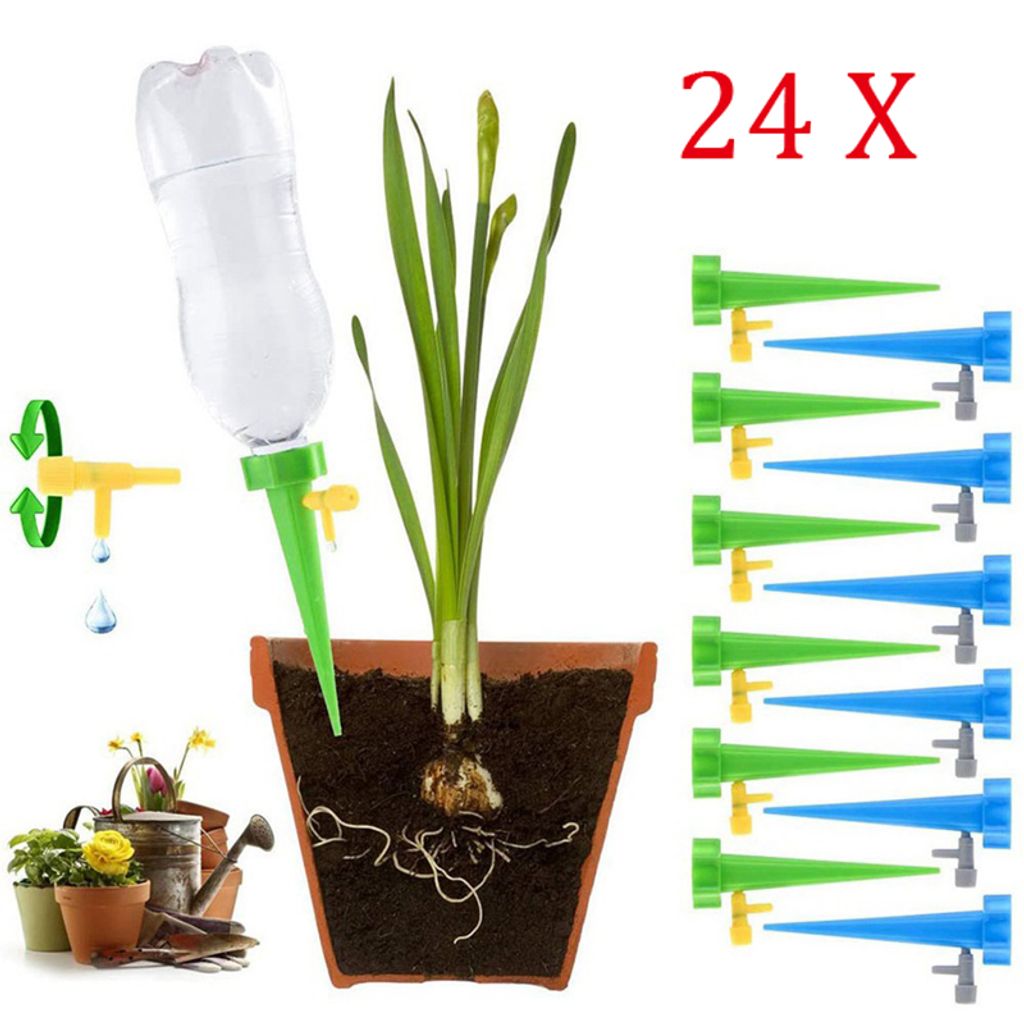 4 Stück automatisch gießen Blumen Pflanzen Wasserspender für Zimmerpflanzen DE 