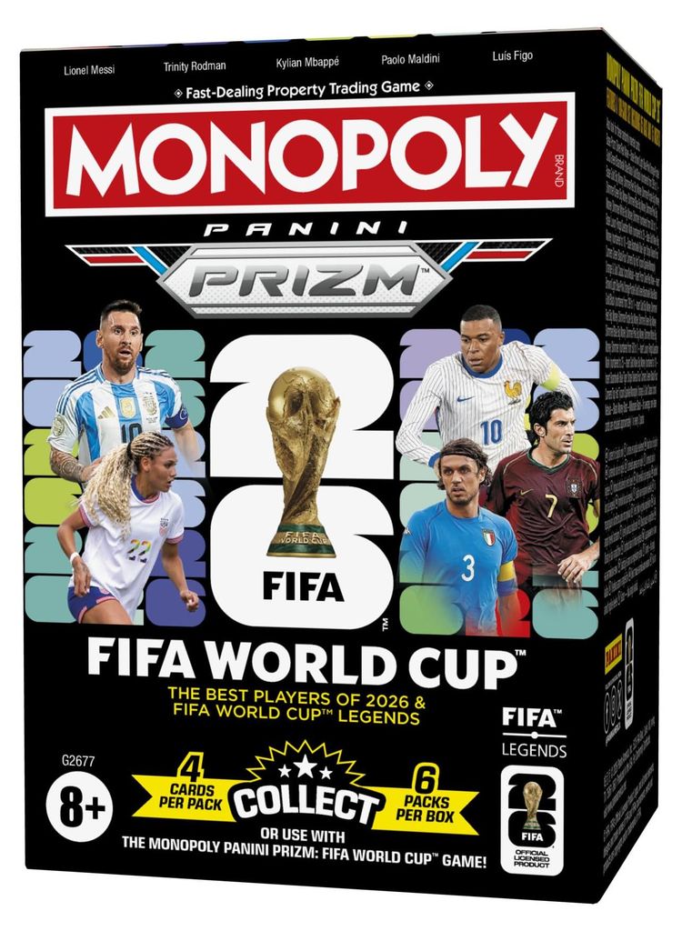 Hasbro Monopoly FIFA Legends Booster Pack Productafbeelding 