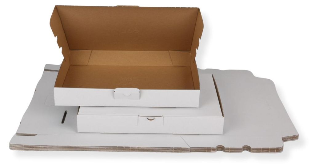 Maxibriefkarton DIN A4 - 350 x 250 x 50 mm, weiß 10 Stück Produktbild 