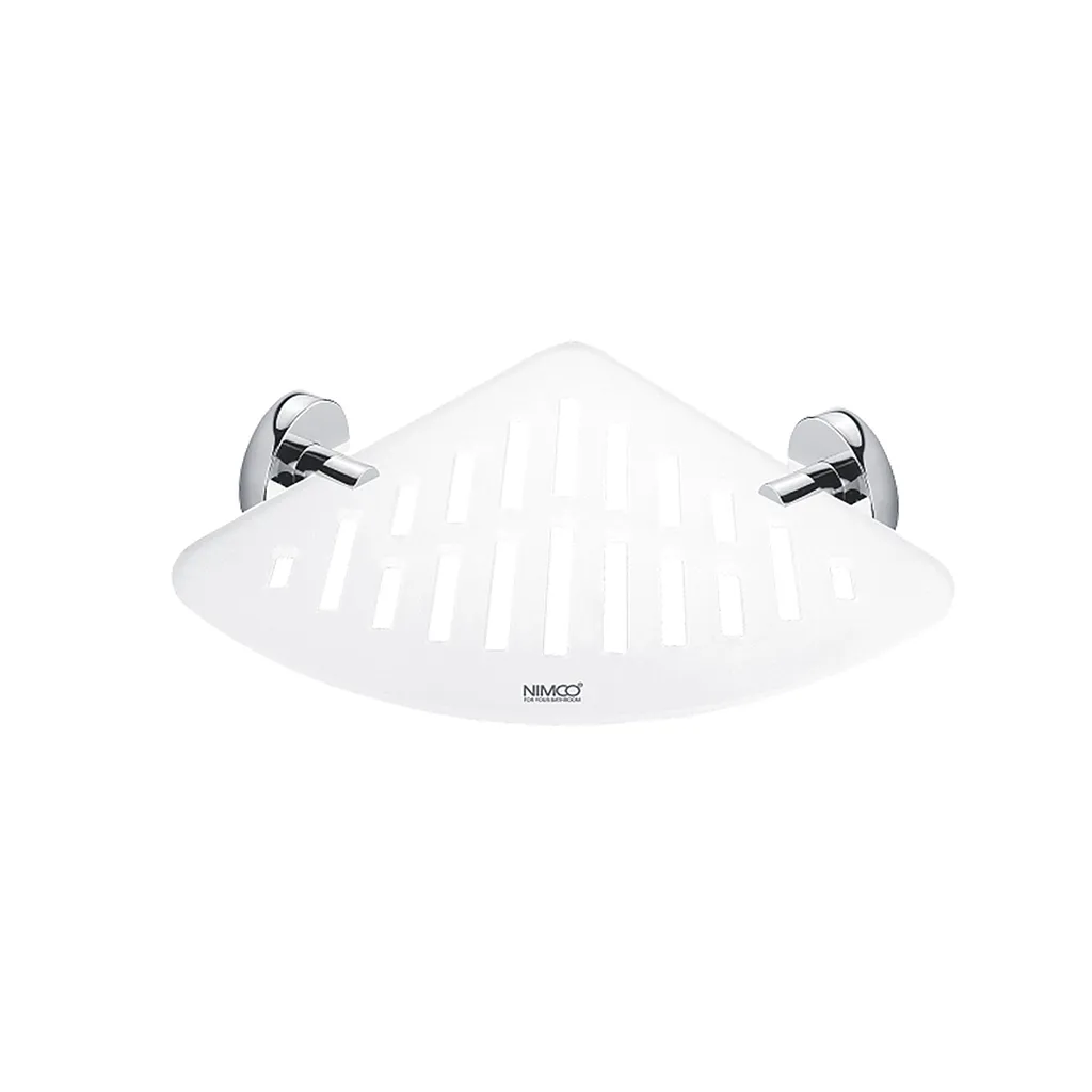 Étagère de douche anti-calcaire Nimco Corner 23 cm fini les chutes