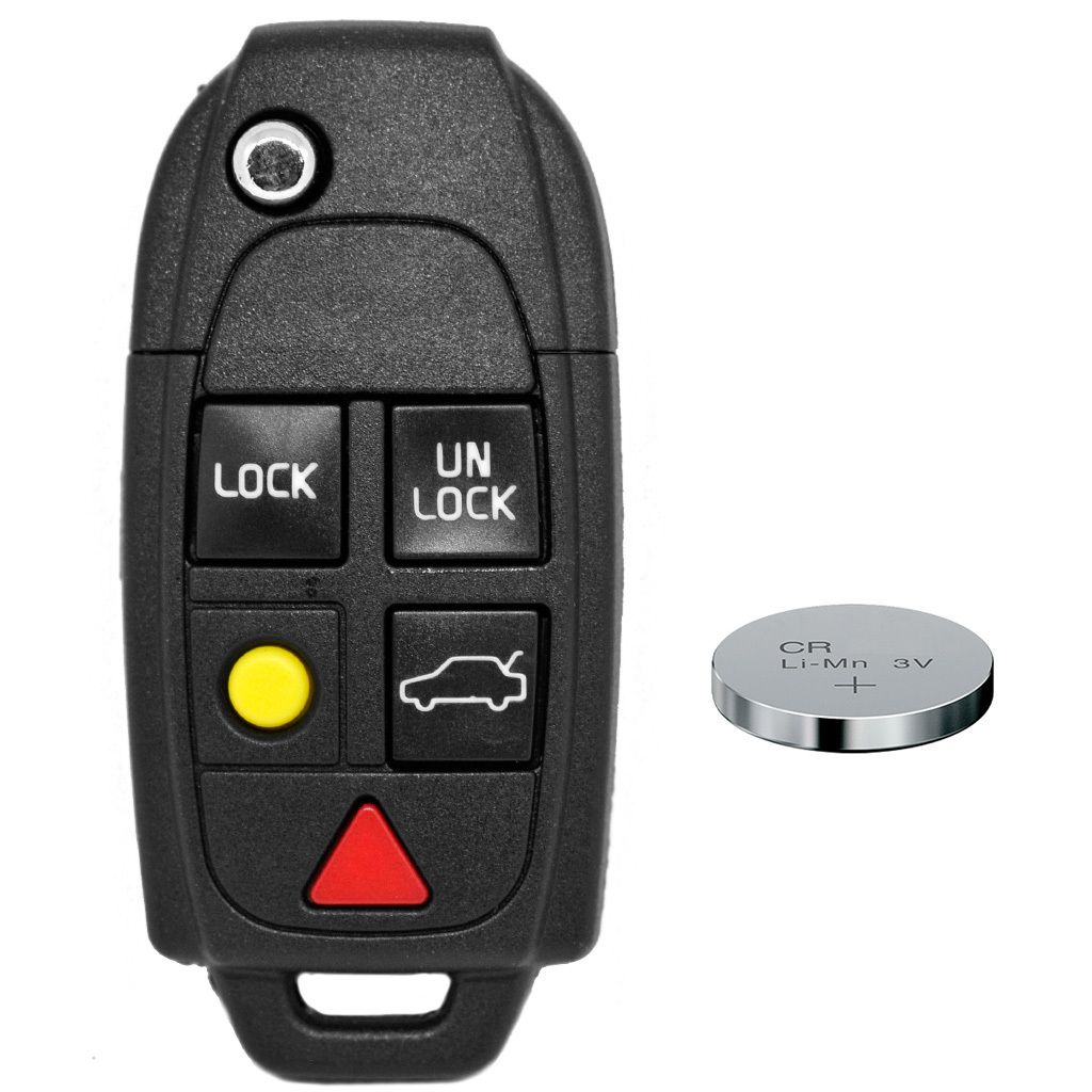 Telecomando a chiave per auto 1x custodia 5 pulsanti + 1x Immagine del prodotto 