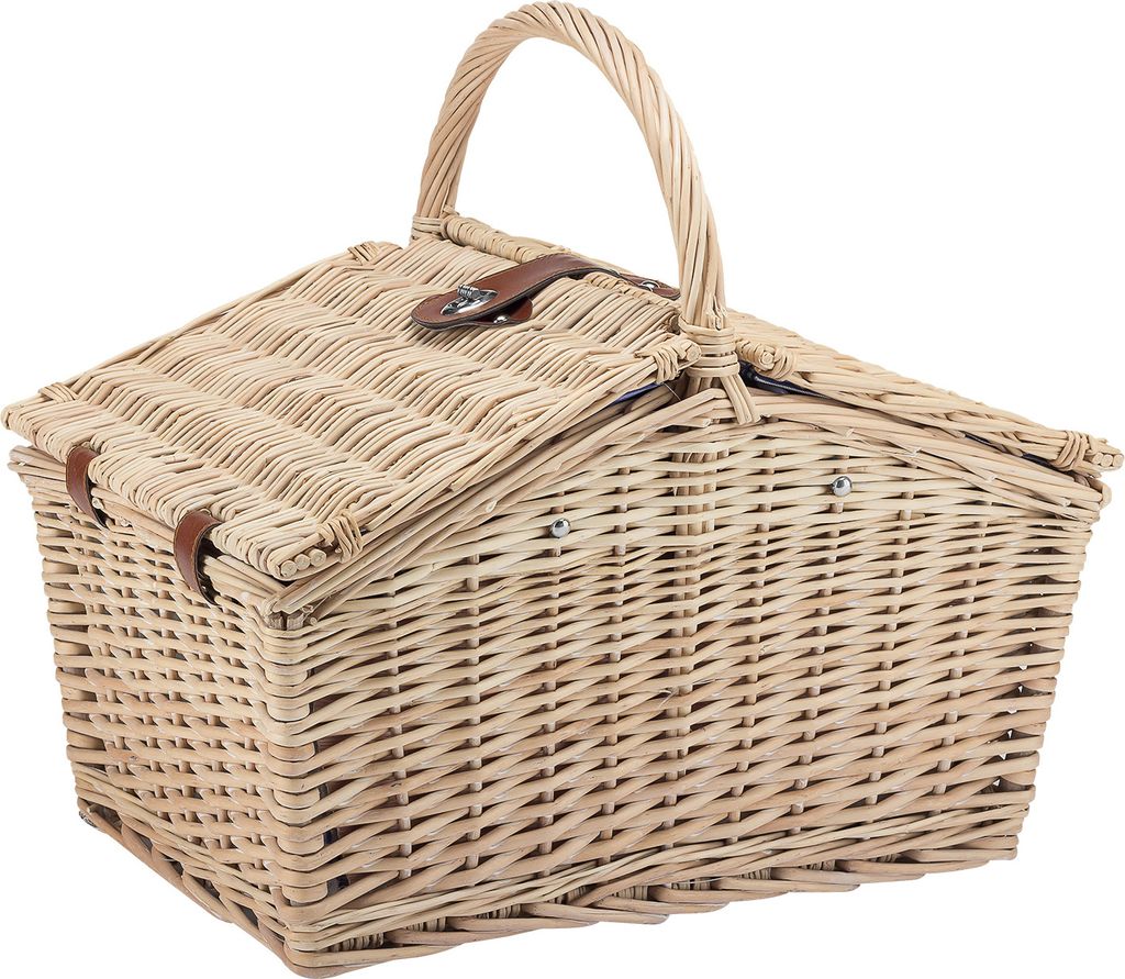 Picknickkorb geflochtene Weide 4 Pers + Zubehör 23 tlg. √ Produktbild 3