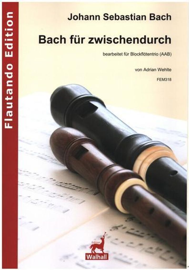 Bach für zwischendurchfür 3 Blockflöten (AAB)