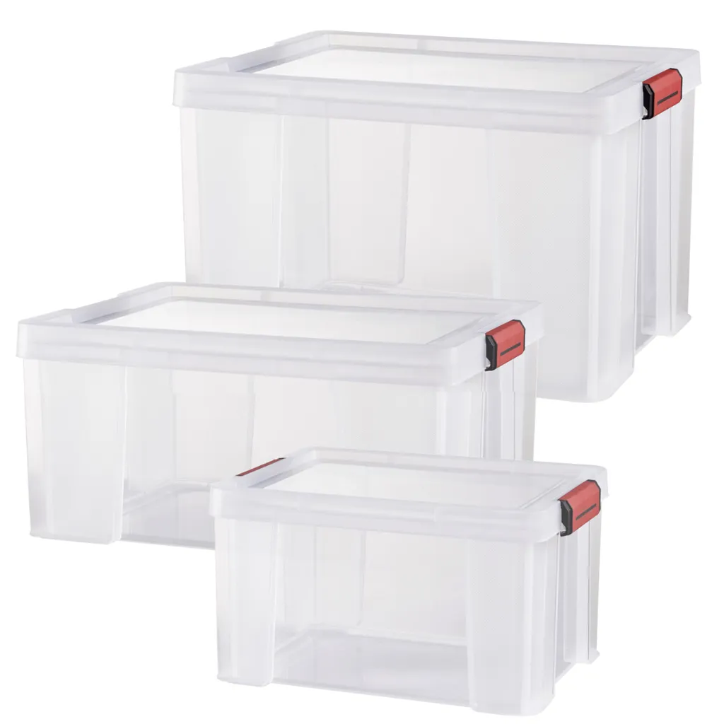 Boîte de rangement hermétique CLIP'N STORE 17 litres à clips robustes
