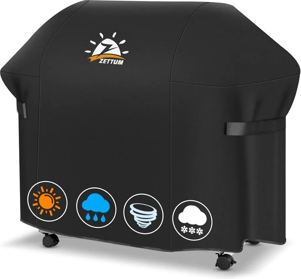 Bâche Barbecue Imperméable 147cm pour Weber Genesis II Protection Intégrale