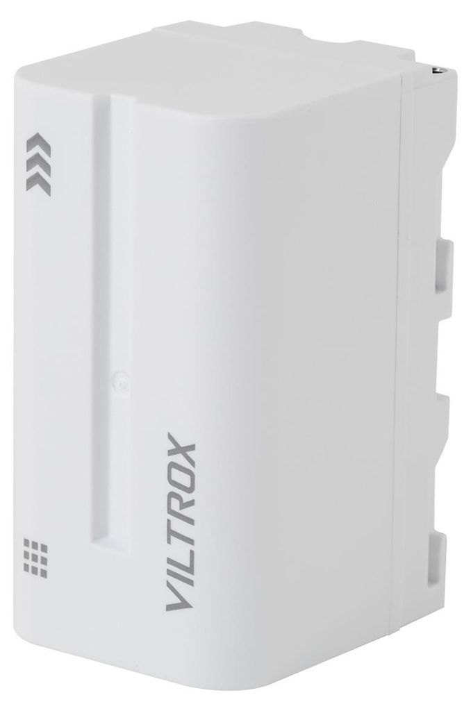 VILTROX NP-F750 Akku 4400 mAh Li-Ionen-Akku mit grosser Kapazitaet und Typ-C-Ladeanschluss, Betriebsanzeigen fuer Kameramonitore, LED-Videoleuchten