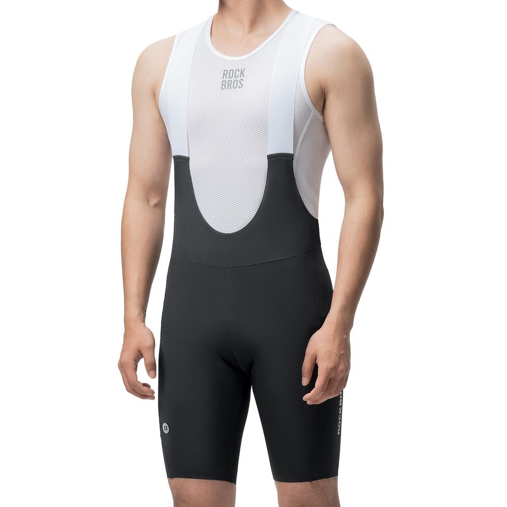 ROCKBROS fietsshorts met bretels, heren, met padding, Productafbeelding 