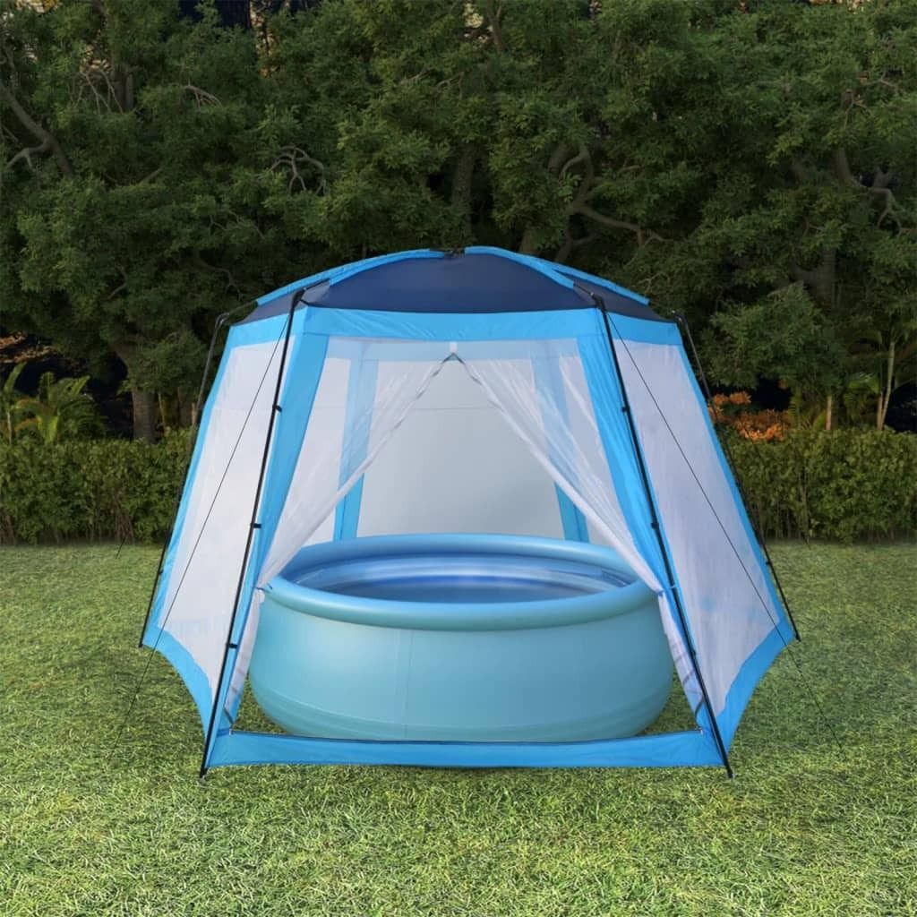vidaXL Namiot basenowy 500x433x250 cm Niebieski Zdjęcie produktu 