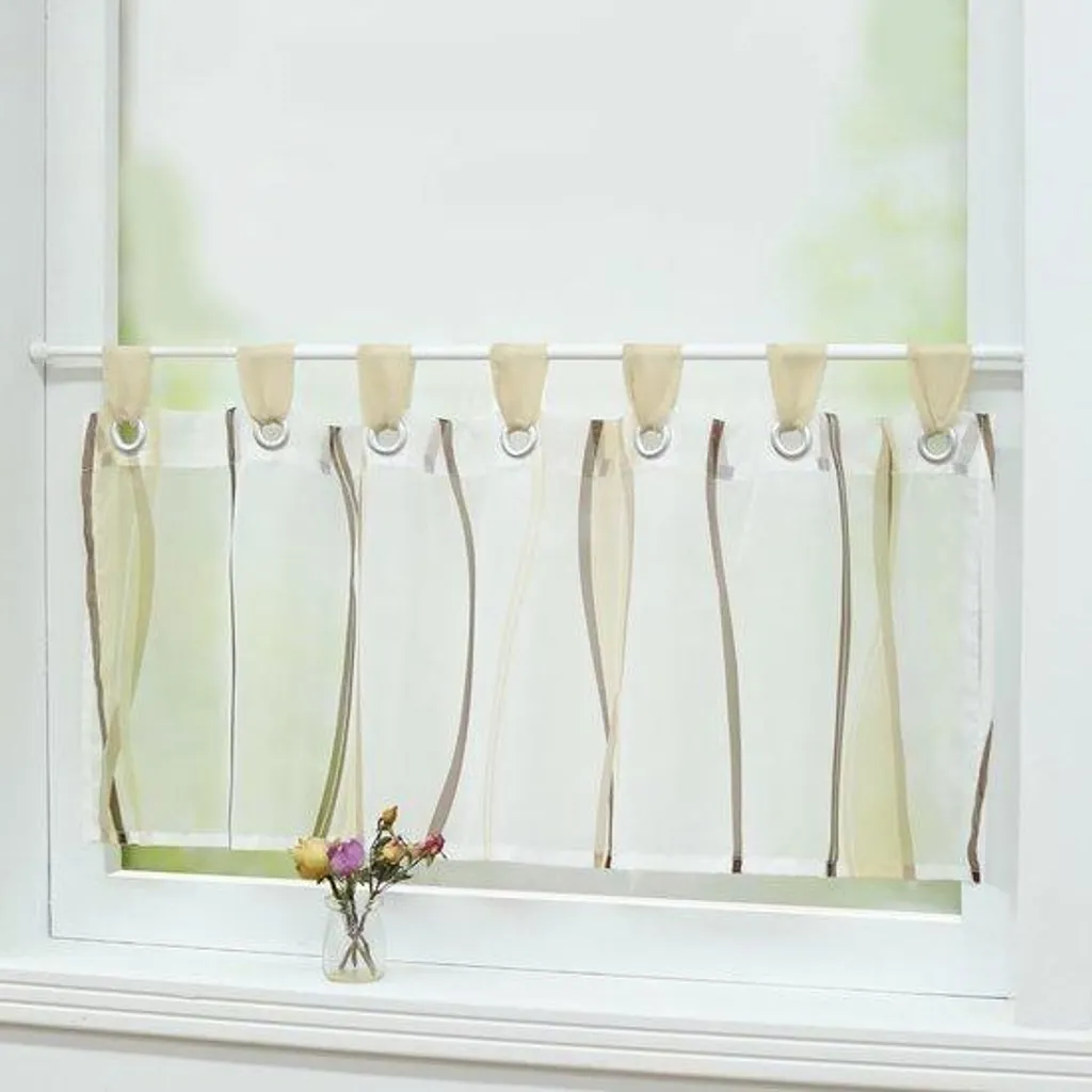 Store enrouleur transparent sable 60x90 cm - Voilage pour fenêtre