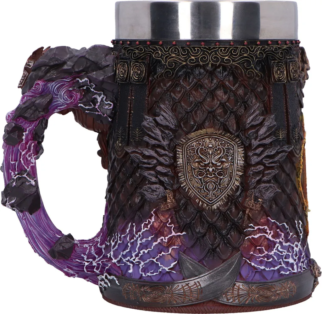 Chope Elden Ring Tankard Radahn 15 cm - Objet de Collection Peint à la Main