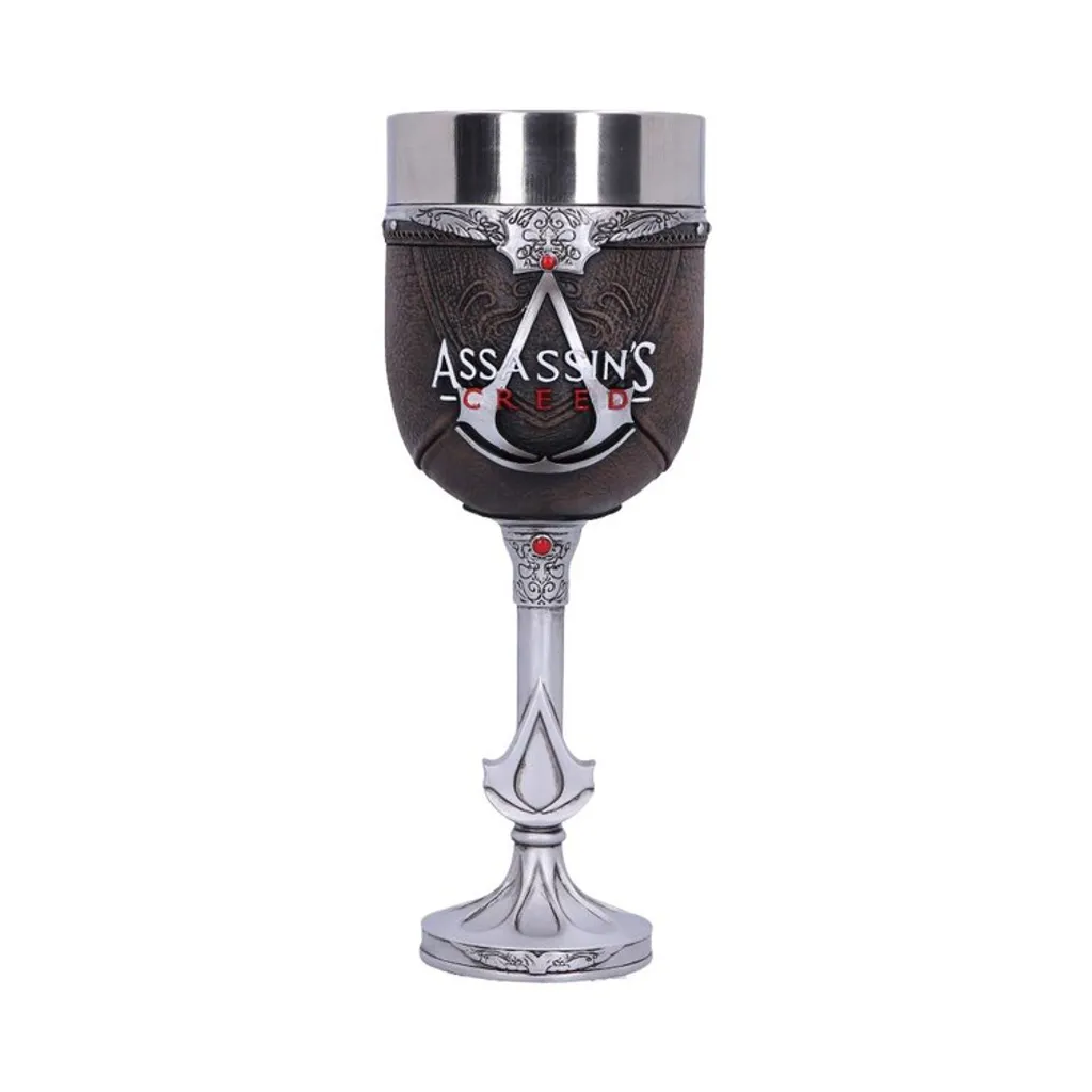Nemesis Now Assassin's Creed Calice Logo Leather Finish Edition 20cm
