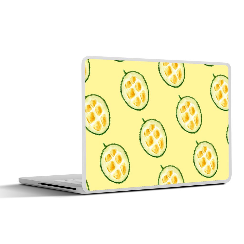 MuchoWow Laptop Aufkleber Sticker Cover Zitrusfrüchte - Obst - Schablonen 30x21 cm - Sticker für Laptop - Selbstklebend