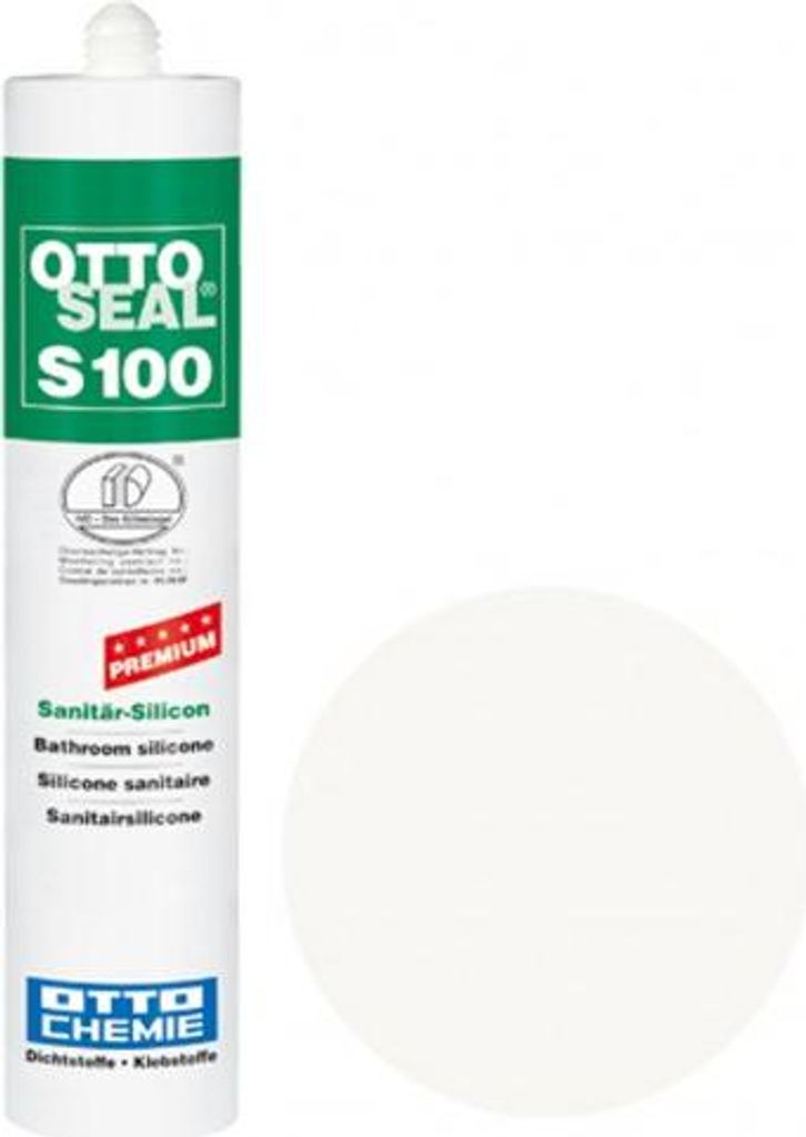 OTTOSEAL S100 Premium-Sanitär-Silikon 300ml C116 schneeweiß Produktbild 