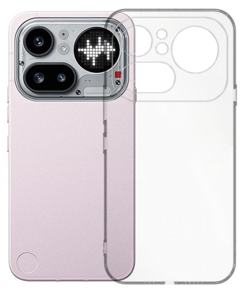 Handyhülle für Nothing Phone 4a Pro Silikon TPU Stoßfest Flexibel Transparent