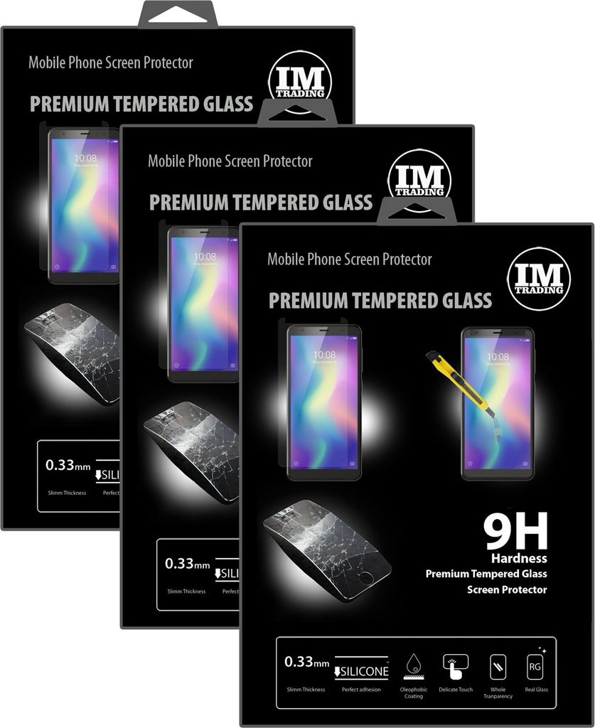 cofi1453 3X Panzer Schutz Glas 9H Tempered Glass Display Schutz Folie Display Glas Screen Protector kompatibel mit ZTE BLADE A5 2019