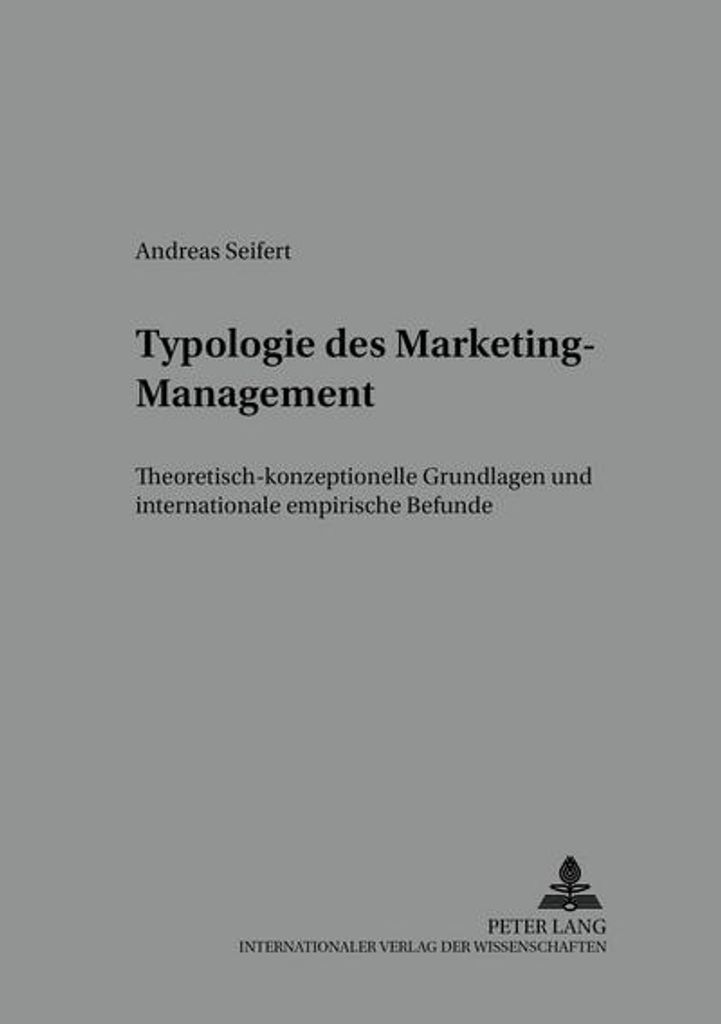 Typologie des Marketing-Management