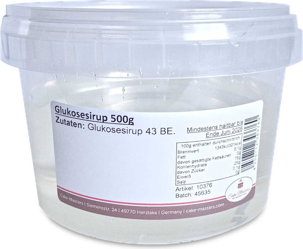 Glukosesirup 500 g von PatiVersand perfekt für Zucker- und Pralinen Massen