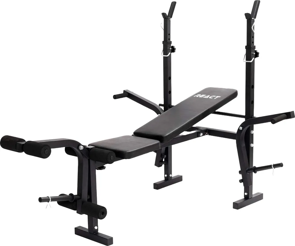 Banc de musculation réglable React : la solution compacte pour petit espace
