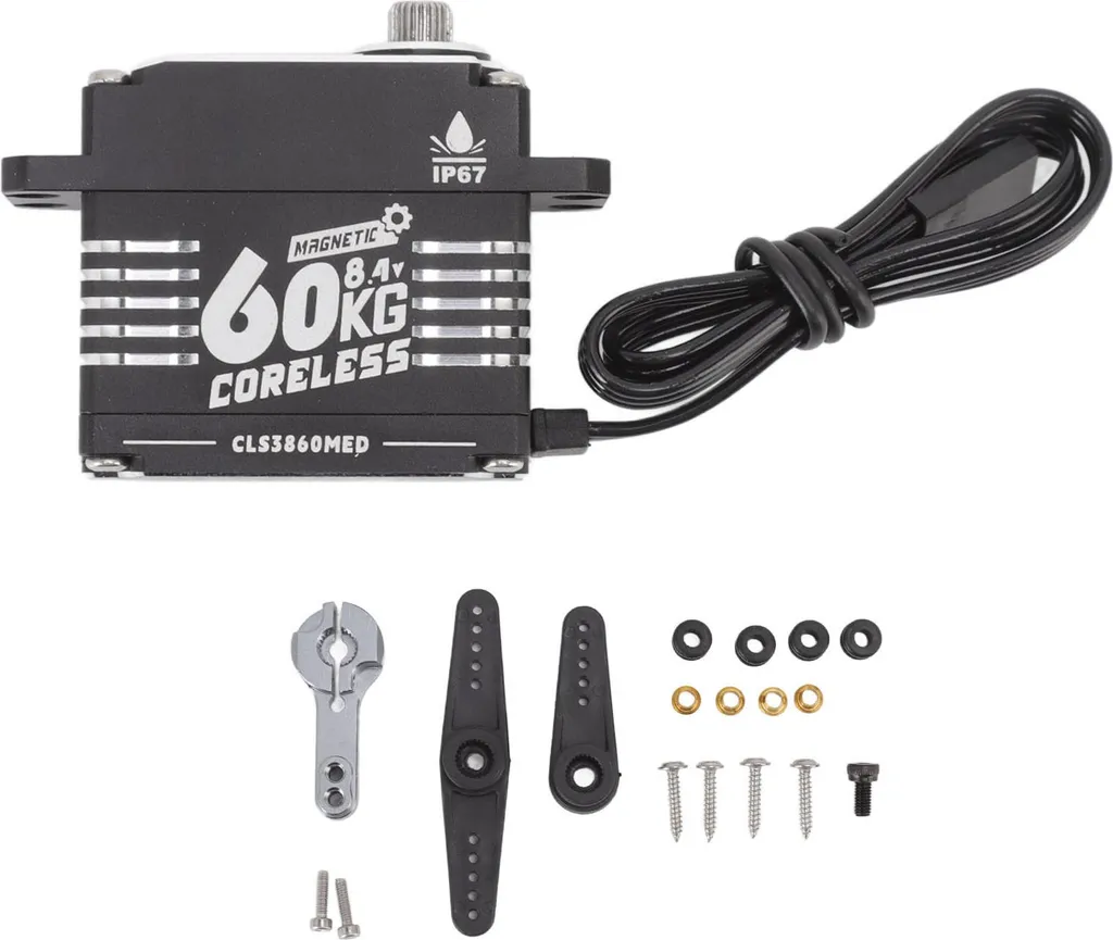 Servo de Direction 60kg Haute Précision pour Résoudre les Jeu RC