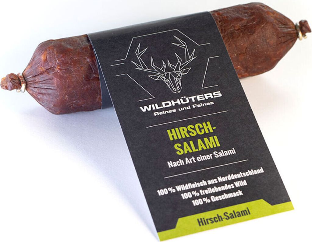 Wildhüters Hirsch-Salami, im Stück Produktbild 1