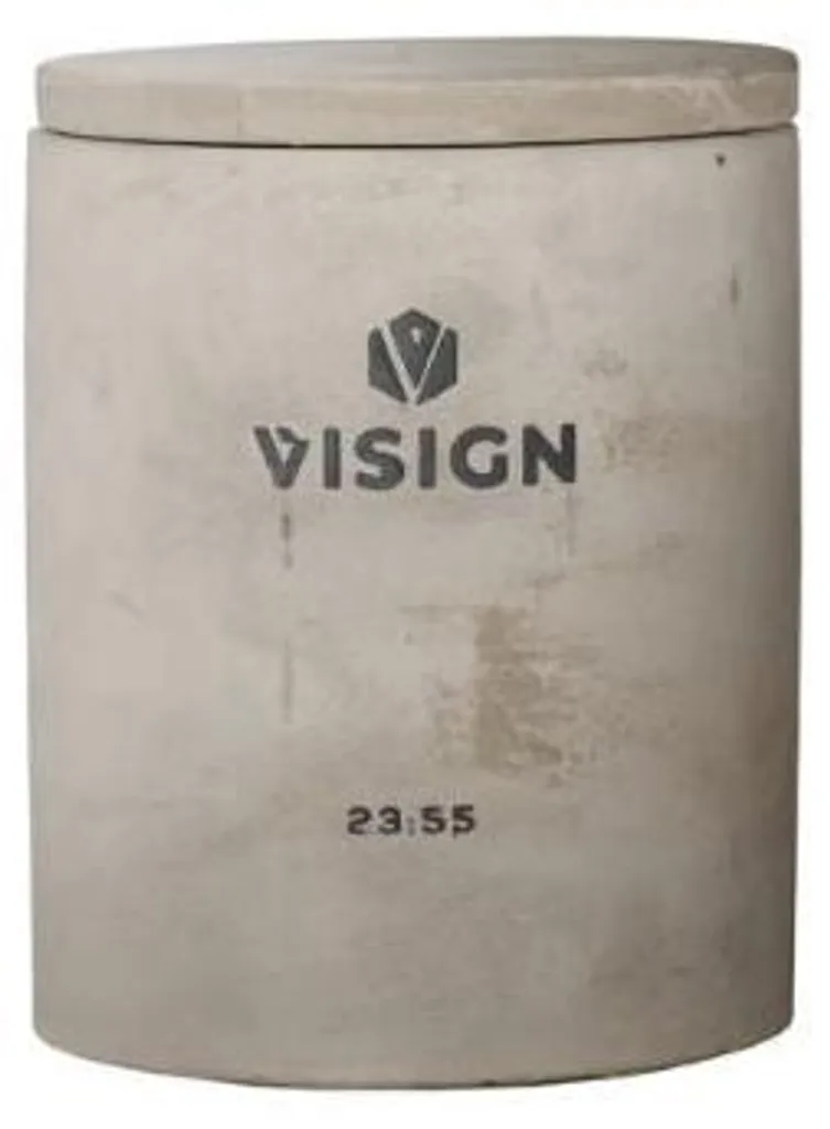 Bougie parfumée Visign Nature Béton il est minuit moins cinq 180g