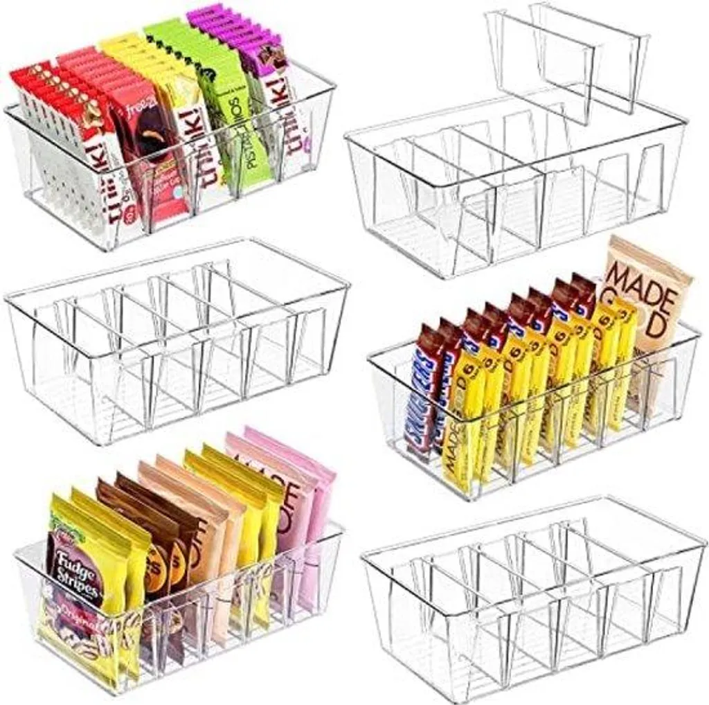 Dites stop au désordre du frigo avec ce lot de 6 boîtes de rangement pratiques