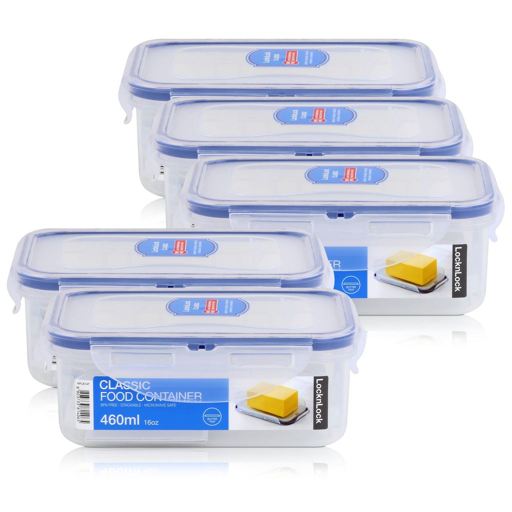 LocknLock Classic HPL814T Frischhaltedose 460ml - Luft & Produktbild 