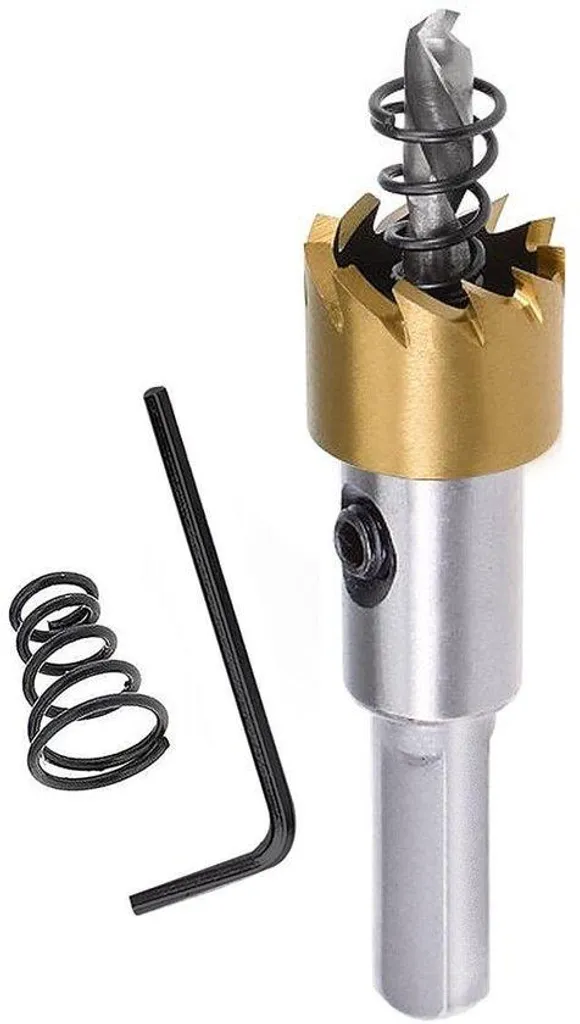 Scie cloche métallique 195 mm en acier HSS pour bois et aluminium résistant
