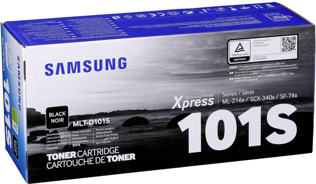 HP ersetzt Samsung MLT-D101S Schwarz Tonerpatrone Obrázek produktu 