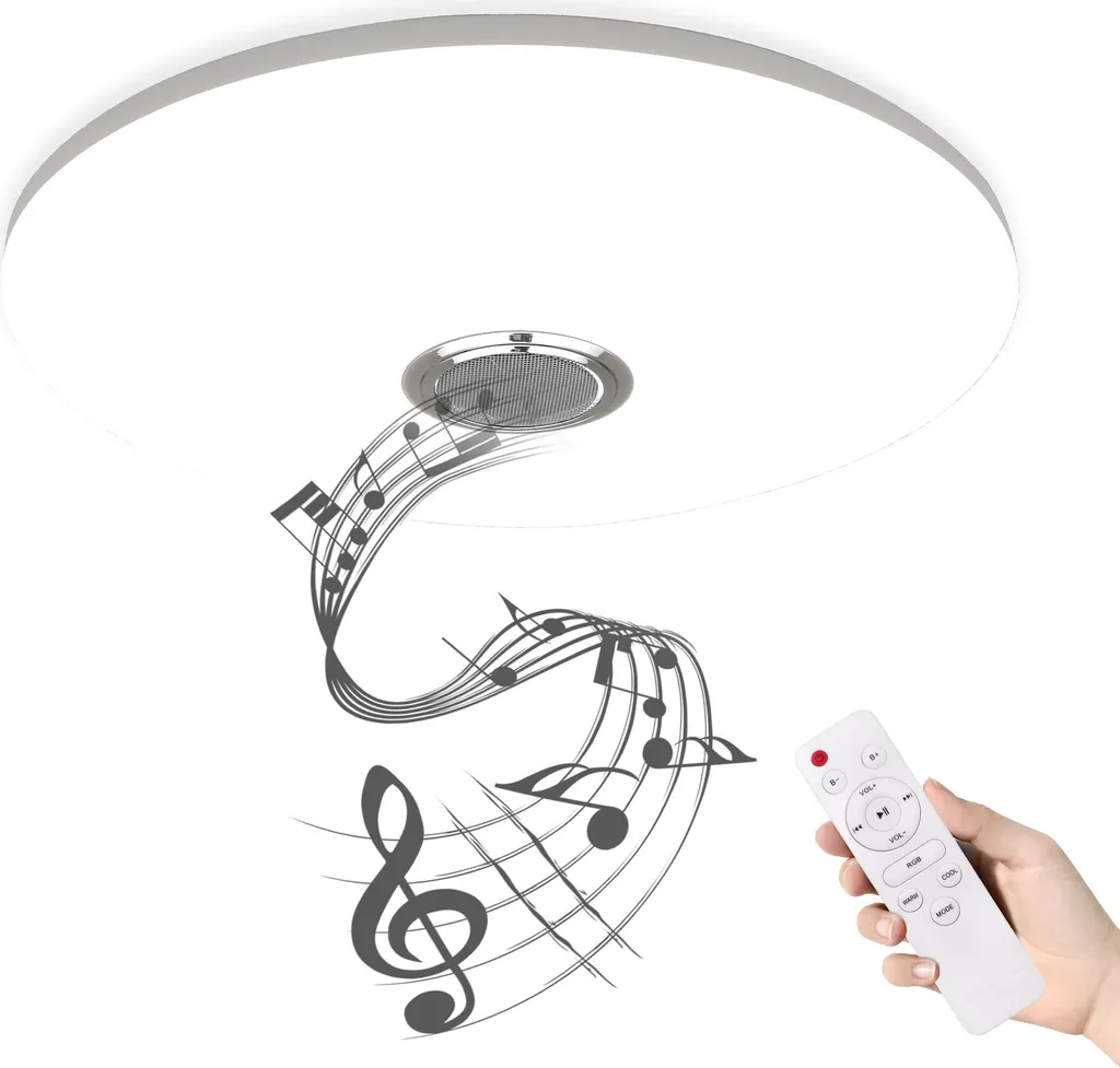 Plafonnier LED RGB 60W Multi-ambiance pour Remplacer vos Vieilles Lampes