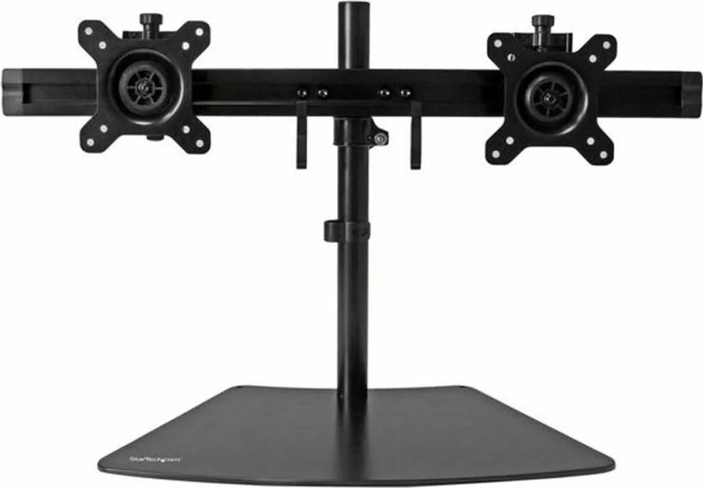 Support double écran ergonomique Startech ARMBARDUO avec pince