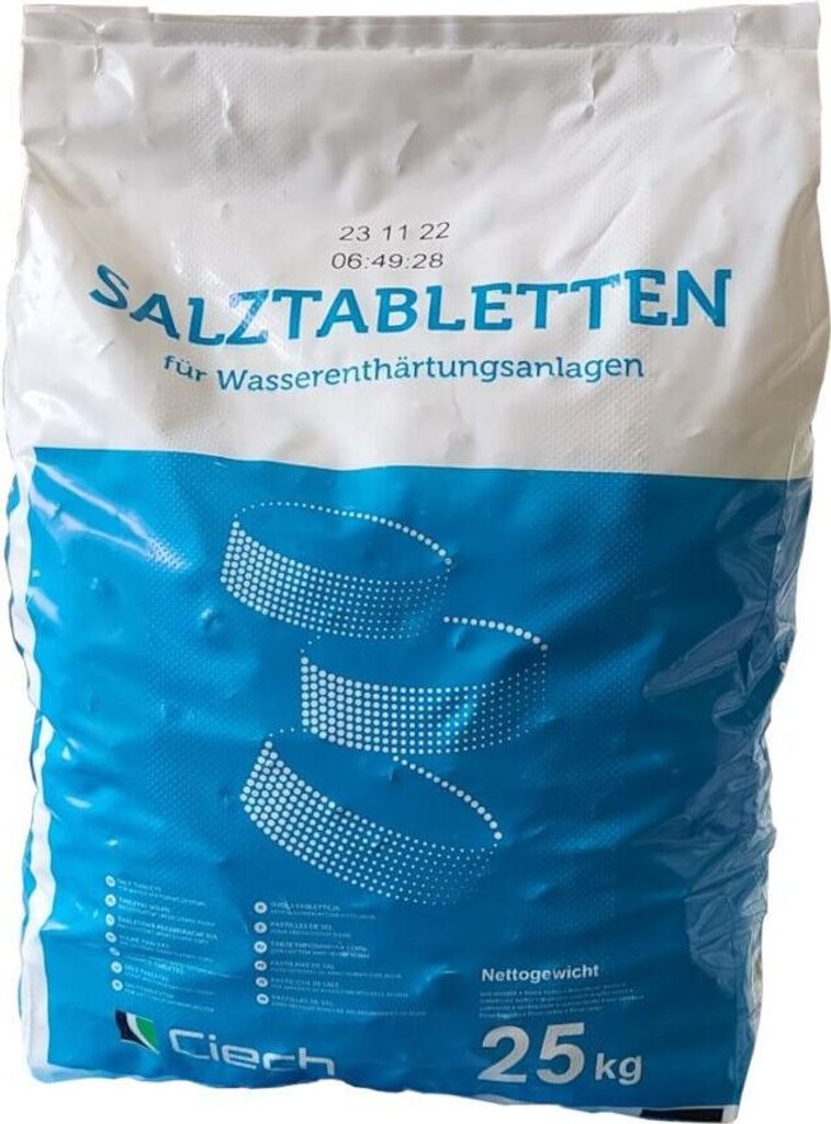Ciech 25kg Salztabletten Regeneriersalz Wasserenthärtung Wasserenthärter