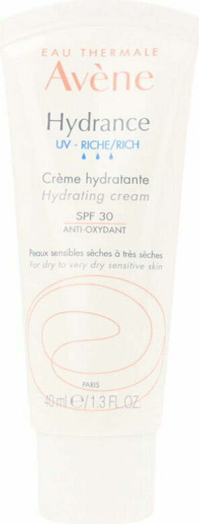Avene Hydrance UV Rich, crema de día, para mujeres, piel Imagen del producto 
