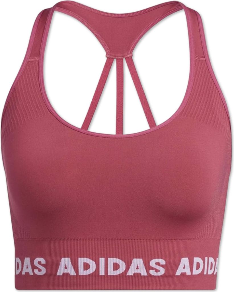 Adidas Frauen Aeroknit Sport-BH Top rosa XS Produktbild 