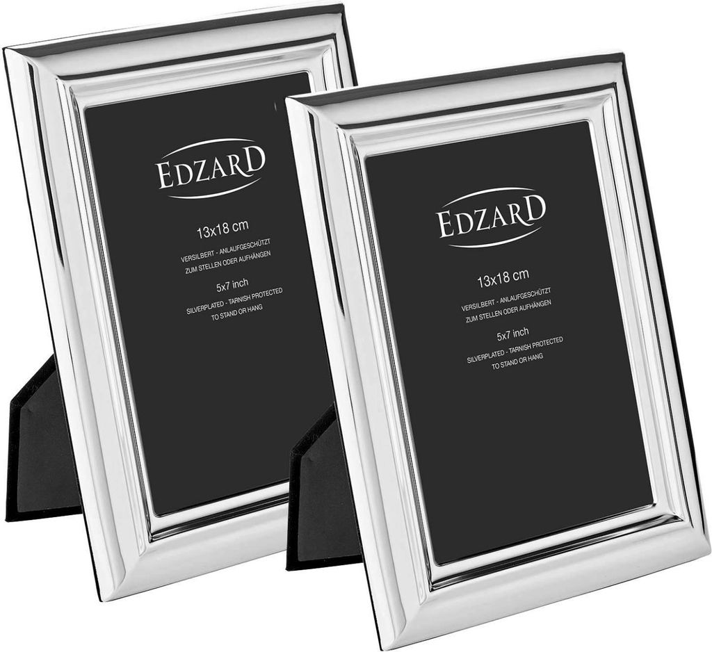 EDZARD Fotorahmen Florenz 13x18 cm 2er Set