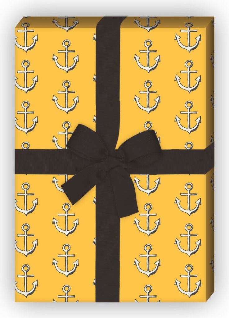 Nautisches Geschenkpapier für liebevolle Geschenke mit Produktbild 