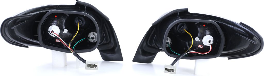 Klarglas Rückleuchten Schwarz für Peugeot 206 CC Coupe Produktbild 6