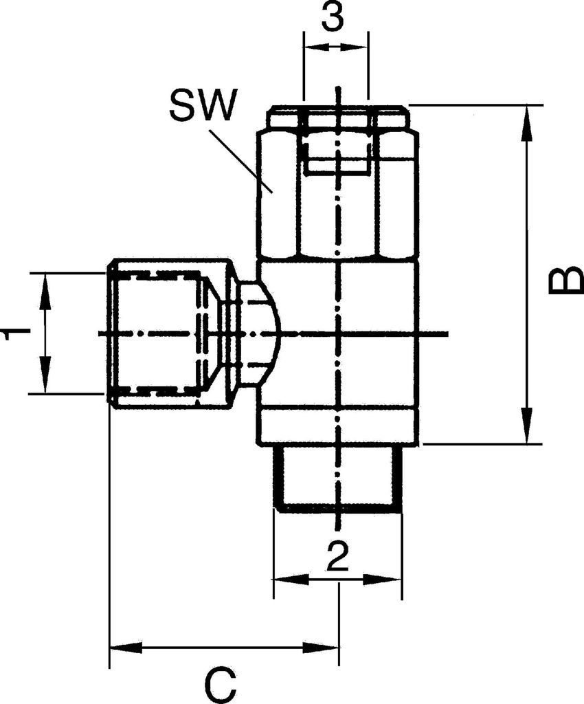 Riegler Pneumatisch entsperrbares Rückschlagventil G 1/4, G 1/4 i., G 1/8